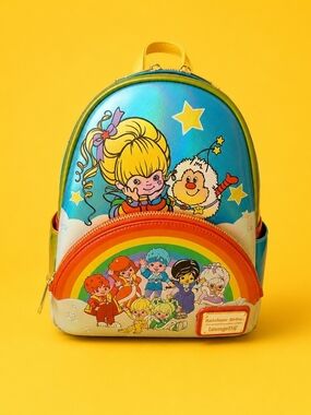Rainbow Brite Loungefly Mini Backpack - Blue & Rainbow